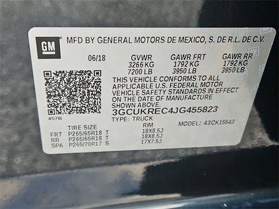 2018 Chevrolet Silverado 1500 LT