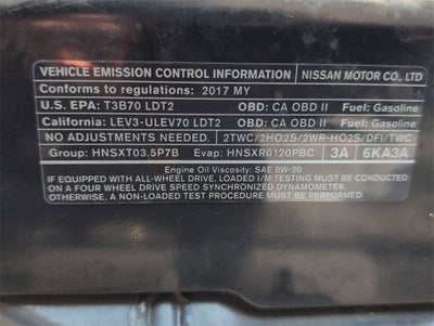 2017 INFINITI QX60 NA